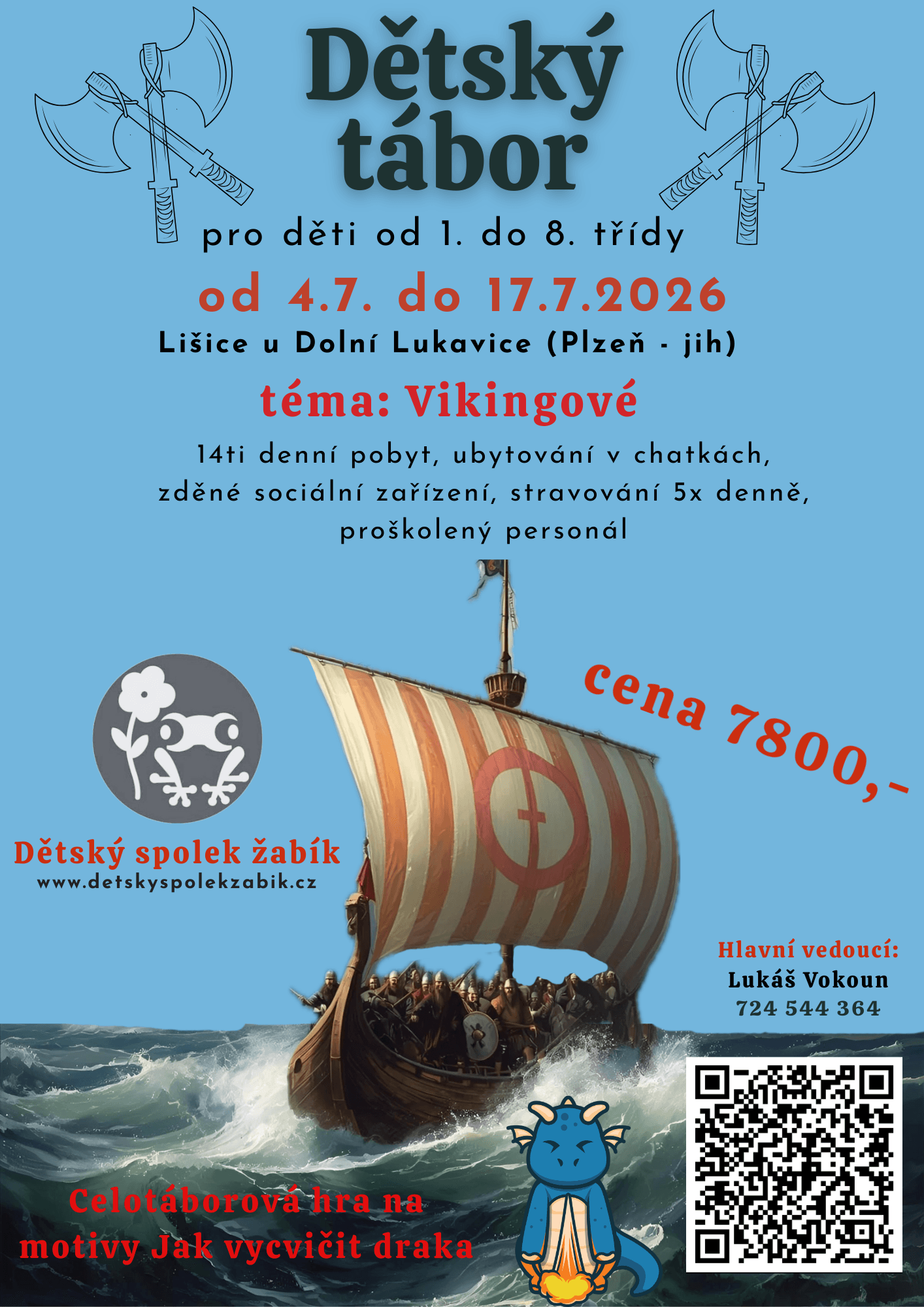 Dětský tábor na téma vikingové aneb jak vycvičit draka 1