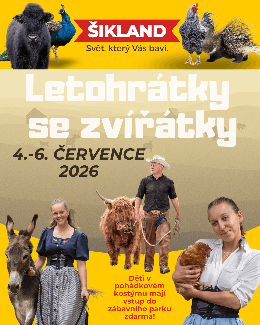 Létohrátky se zvířátky