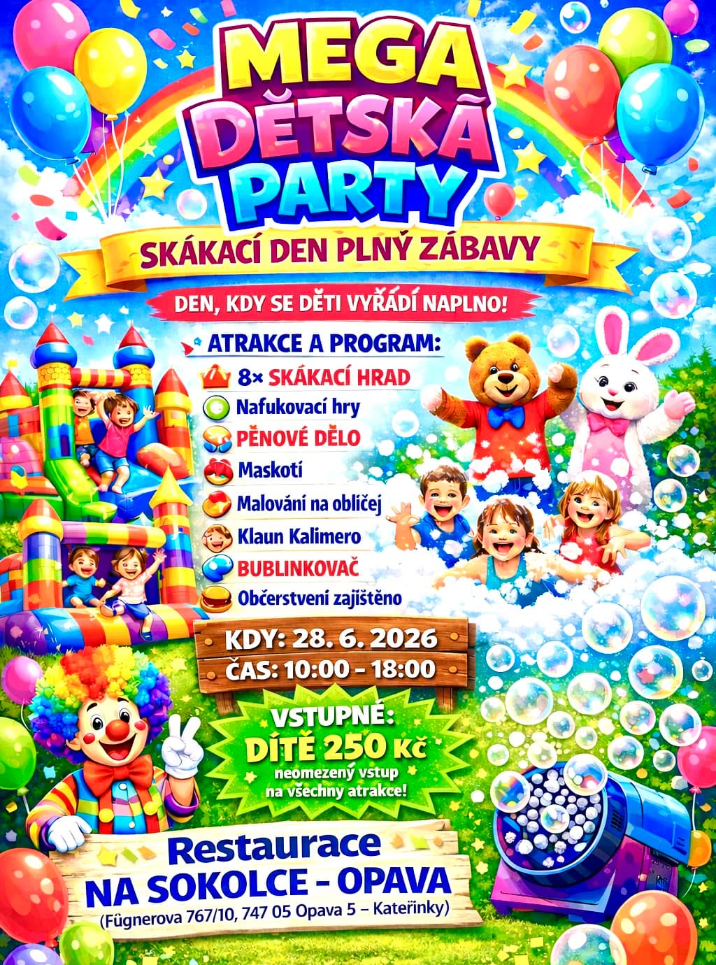 Mega dětská párty