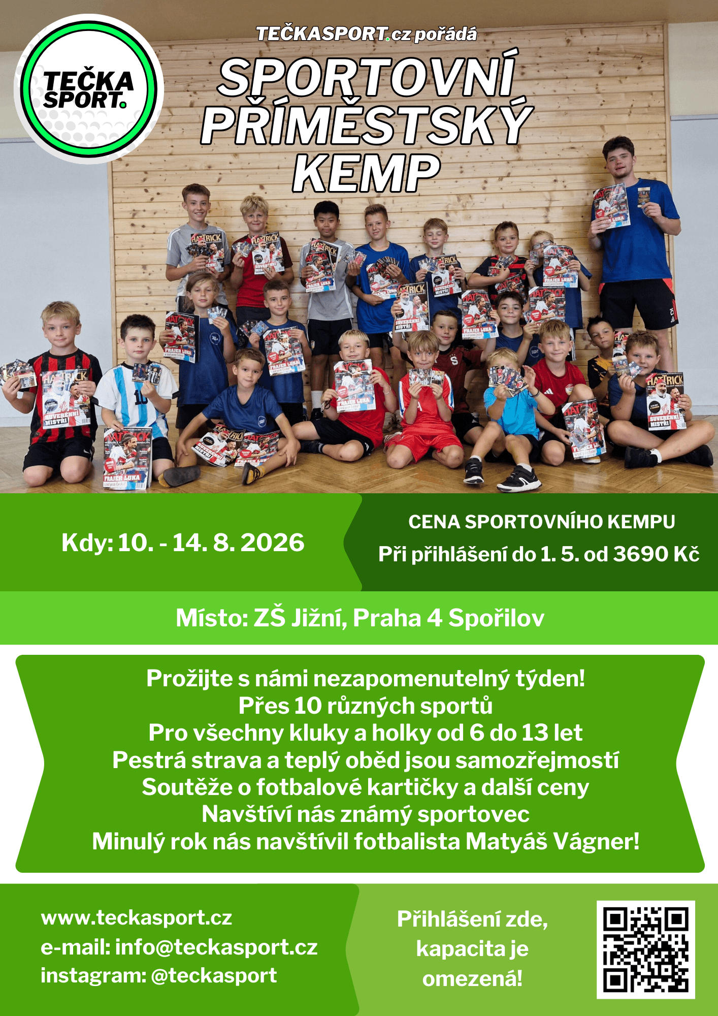 Sportovní příměstský kemp Tečkasport 1