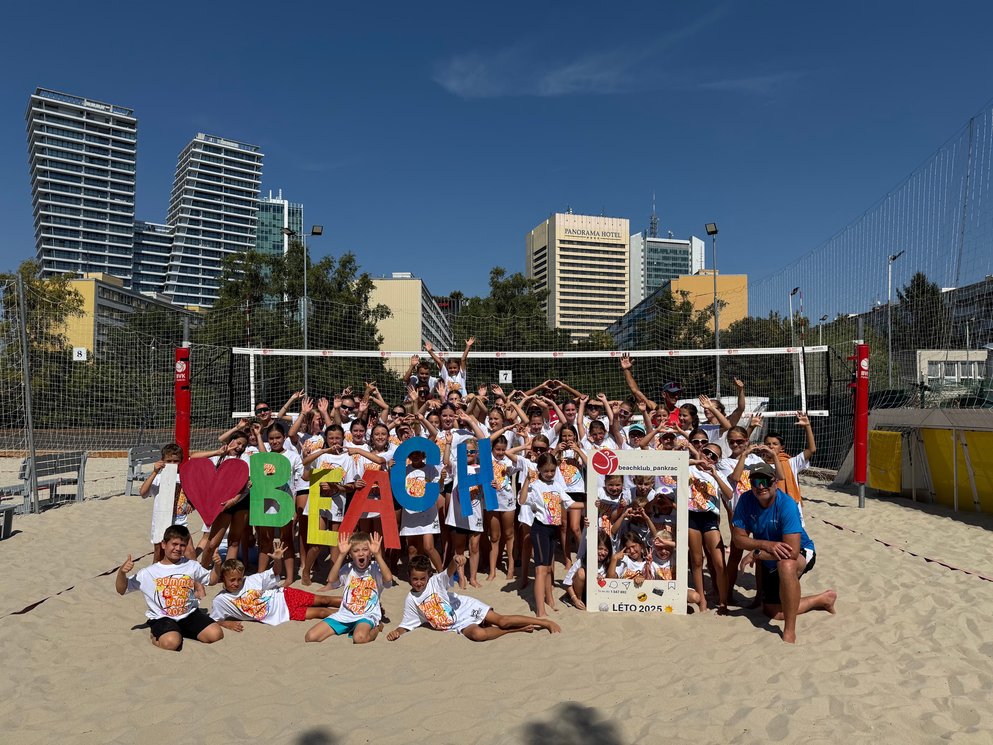 Letní příměstské kempy beachvolejbalu