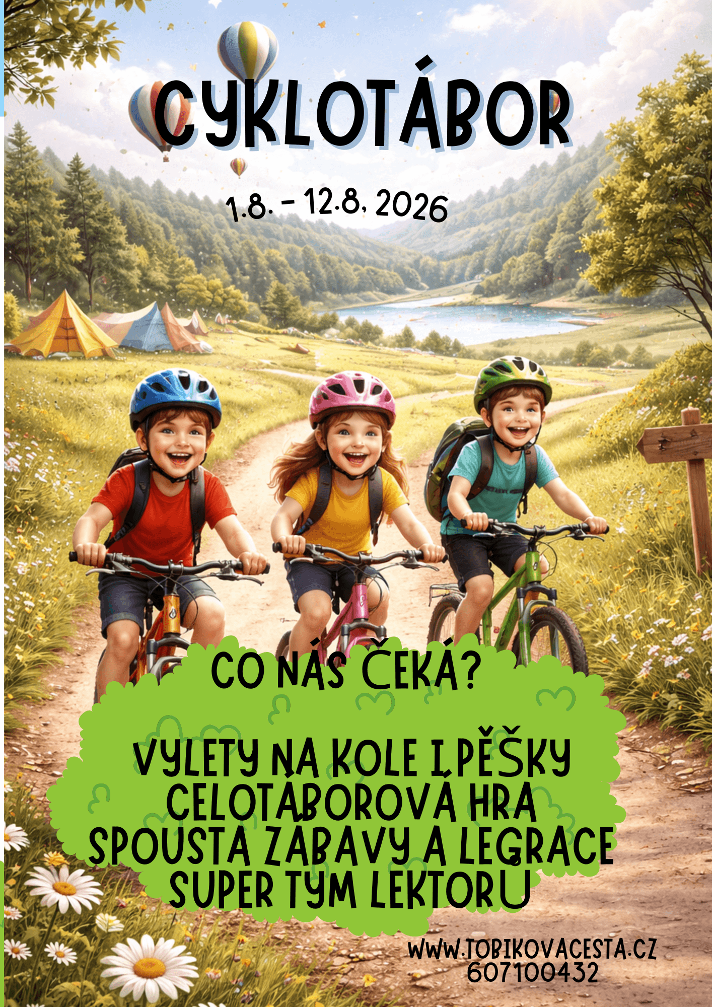 Anglický tábor a Cyklotábor 1