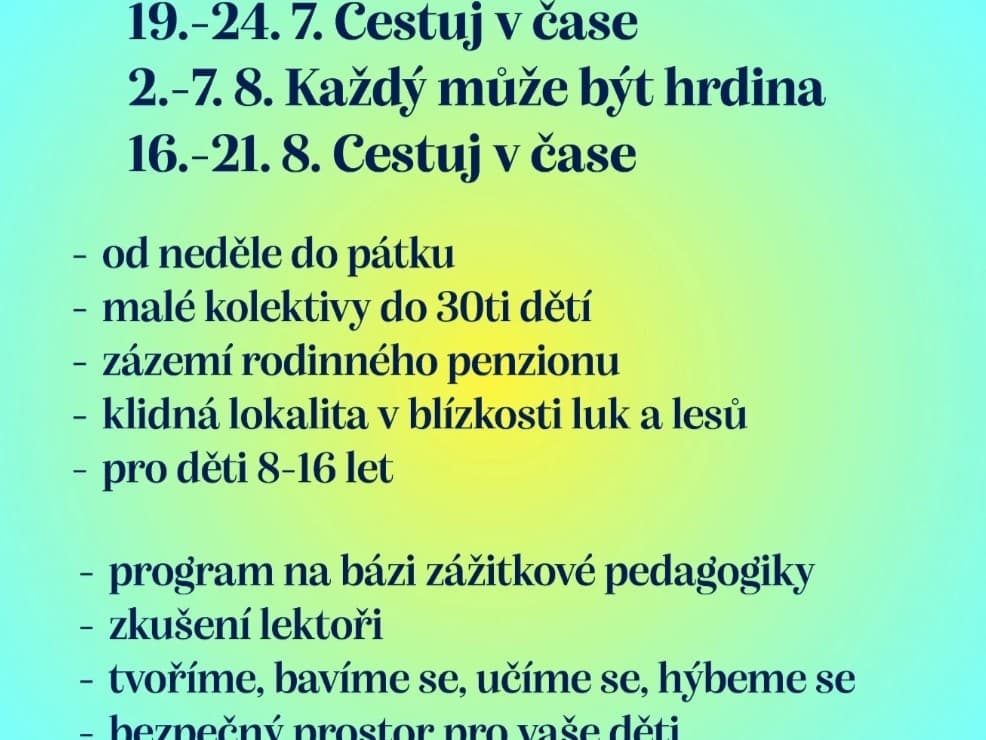 Cestuj v čase 1