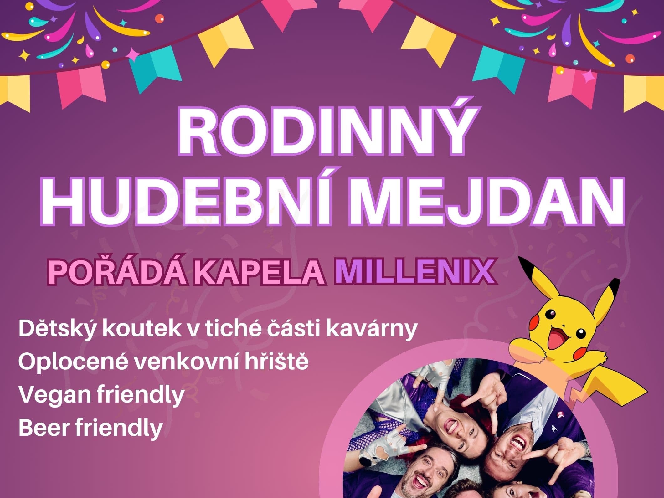 Rodinný hudební mejdan s Millenix