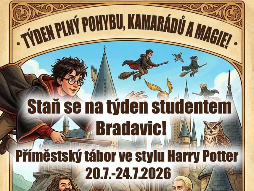 SPORTOVNÍ PŘÍMĚSTSKÝ TÁBOR VE STYLU HARRY POTTER 1